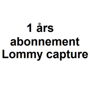 1 Års Abonnement - Lommy Capture inkl. SIM