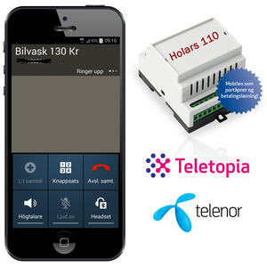 GSM Portåpner - Ta betalt med Holars 120 (Vexler 12V)