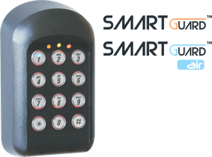 Smartguard - Kablet kodelås, 12-24V, 1 rele (132x80x38)