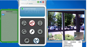 Xellip Media - SIP PC program til Castel porttelefoner