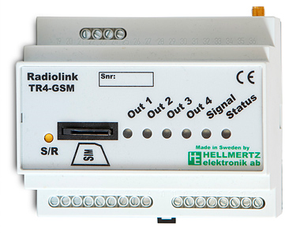 TR4E - GSM alarmsender, GSM Varmestyrning (6 Inn / 6 utg.)