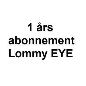 1 Års Abonnement - Lommy EYE, Rock, Container inkl SIM