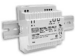 Strømforsyning, DIN-skinne, 13.5 - 16.5  VDC / 2A
